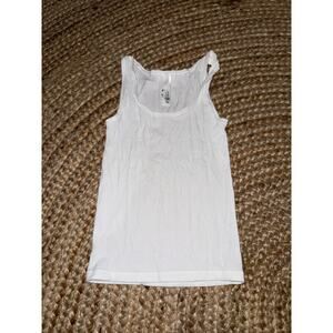 Skims ribbed tank top in marble size xs